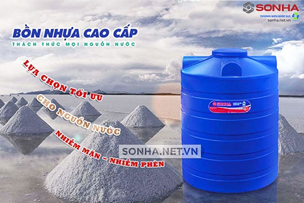 Bồn nhựa 500l Sơn Hà 