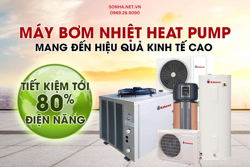 Hệ thống Heat Pump tiết kiệm đến 80% điện năng