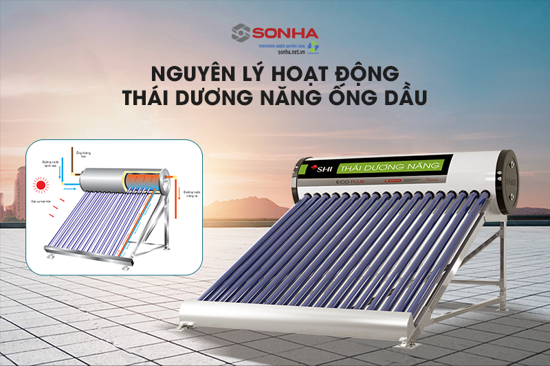 Nguyên lý hoạt động của thái dương năng ống dầu