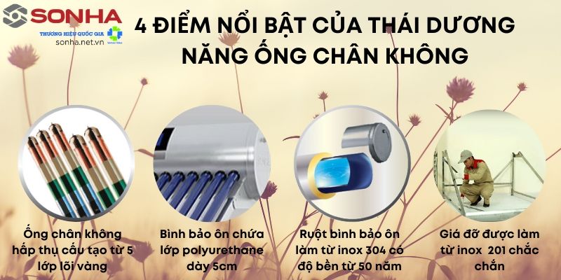 thái dương năng ống chân không