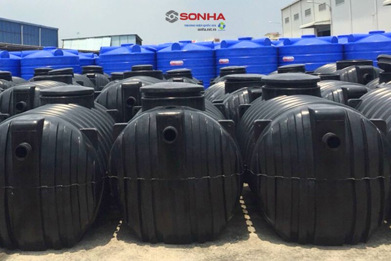 Thực tế lắp đặt bồn tự hoại septic SHC Sơn Hà