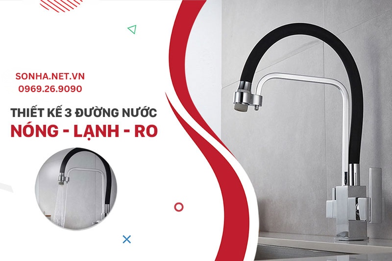 Vòi rửa chén Homaya HM3DN thiết kế 3 chế độ nước