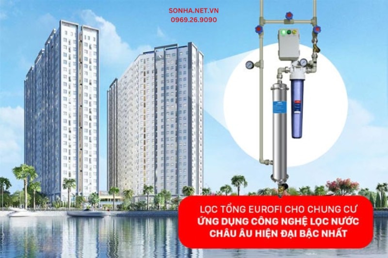 Tìm hiểu cấu tạo máy lọc nước đầu nguồn Sơn Hà - Eurofil