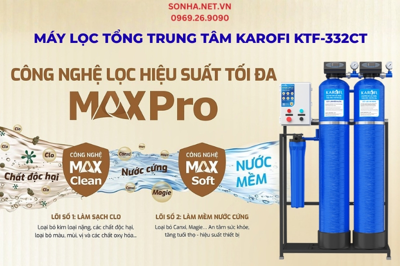 Loại bỏ các tạp chất gây hại cho nước sinh hoạt