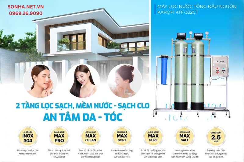L&yacute; do n&ecirc;n mua lọc tổng đầu nguồn Karofi KTF-332CT