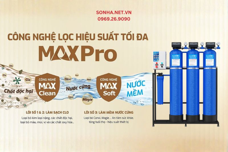 Khả năng lọc sạch mọi tạp chất c&oacute; trong nước
