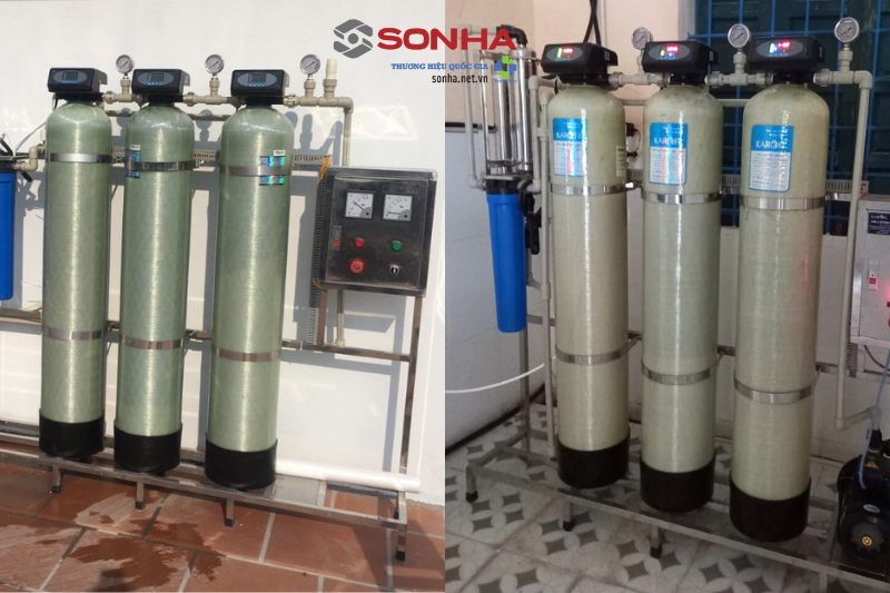 H&igrave;nh ảnh thực tế m&aacute;y lọc nước đầu nguồn Karofi KTF-333CT