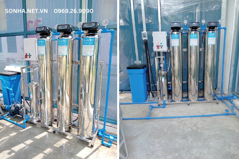 Thực tế lắp đặt hệ thống lọc tổng KTF-333IT