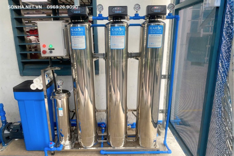 Thực tế lắp đặt hệ thống lọc tổng KTF-333IT