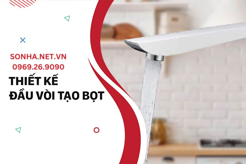 Đầu vòi Bancoot BCV 8020 tạo bọt tiết kiệm nước, chống bắn hiệu quả