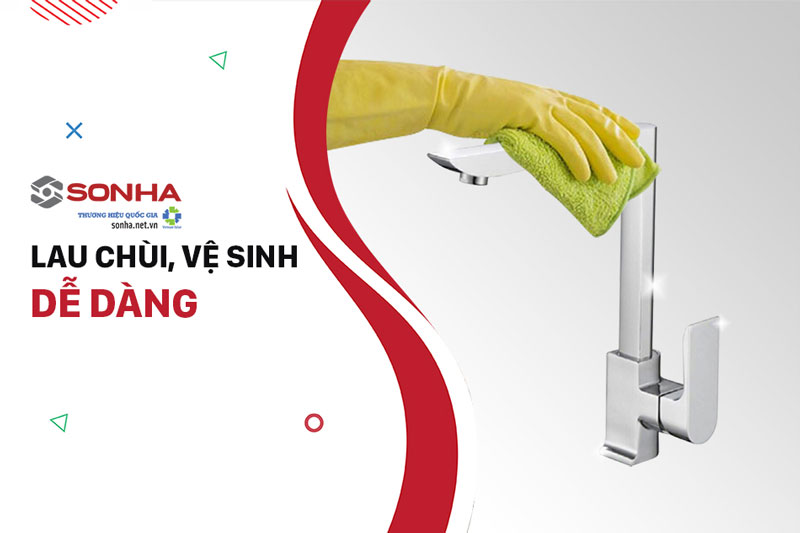 Vòi rửa chén Bancoot 8020 dễ vệ sinh