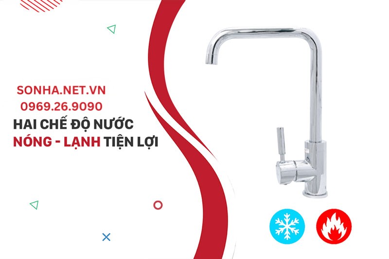 V&ograve;i chậu rửa b&aacute;t Bancoot BCV 8002 tiện lợi 2 chế độ nước
