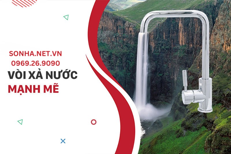 Đầu v&ograve;i rửa ch&eacute;n Bancoot BCV 8002 xả nước mạnh mẽ