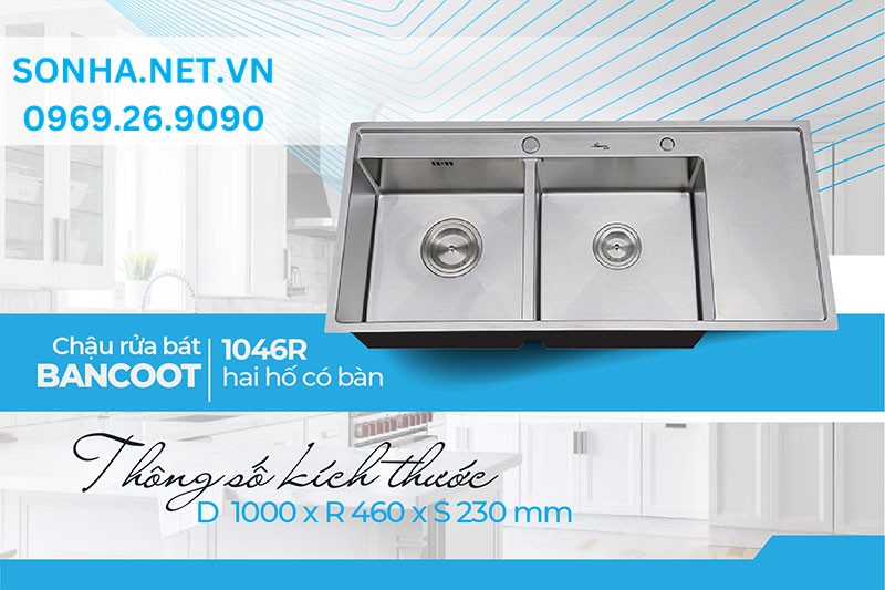 Chậu Bancoot 1046R được các gia đình đông người dùng nhiều