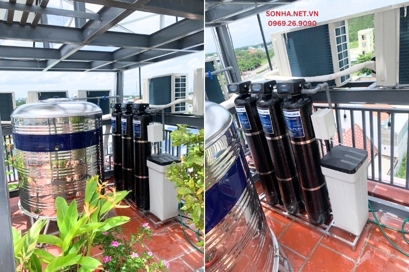 Hình ảnh lắp đặt lọc tổng đầu nguồn chính hãng giá ưu đãi nhất