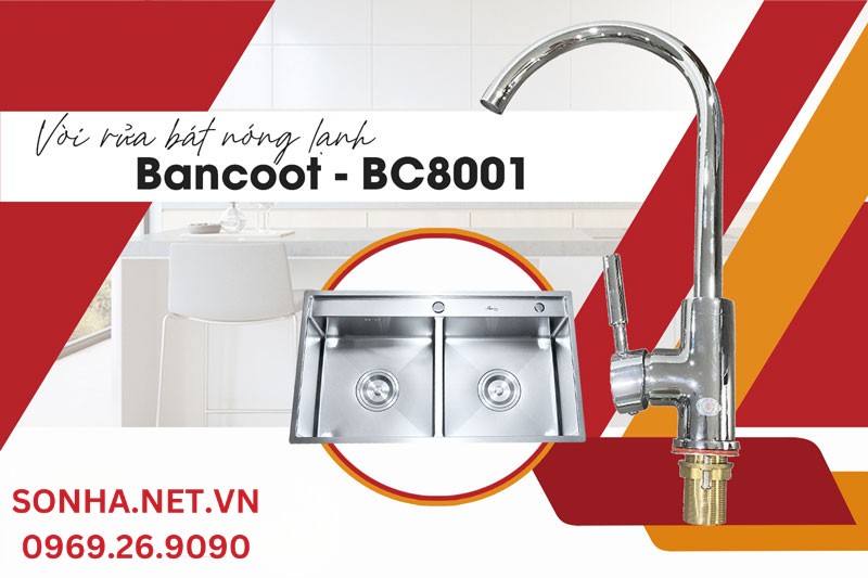 Sở hữu ngay cặp đ&ocirc;i chậu v&ograve;i Bancoot 8246R v&agrave; v&ograve;i BC 8001