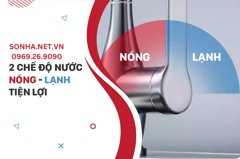 V&ograve;i rửa ch&eacute;n Bancoot BCV 8015 c&oacute; 2 chế độ nước tiện lợi