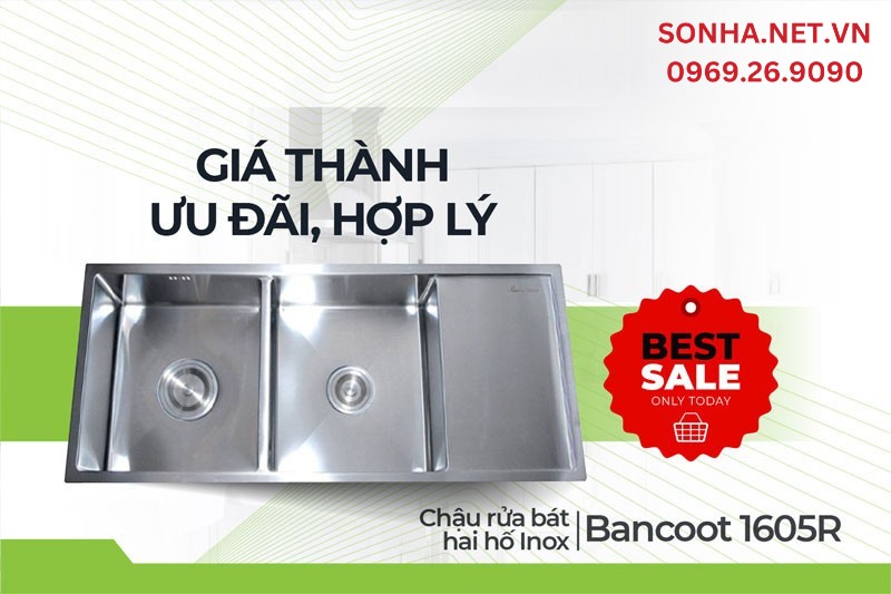 Mua chậu Bancoot 1605R GI&Aacute; TỐT GIẢM LỚN ngay h&ocirc;m nay