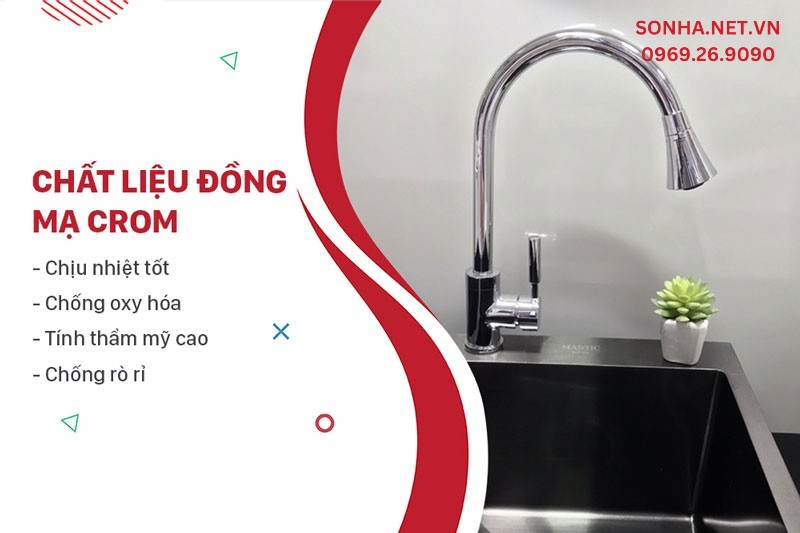 4 ưu điểm v&ograve;i chậu rửa b&aacute;t Bancoot BCV 8111 từ đồng mạ cro