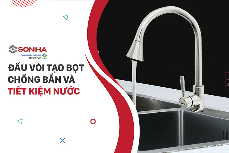 Vòi rửa chén Bancoot BCV 8111 thiết kế tiết kiệm nước