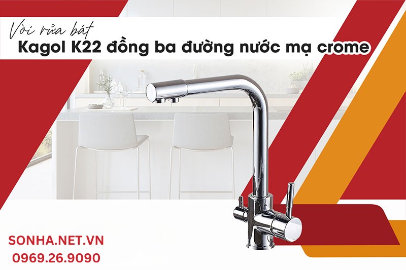 Chậu 2 hố Cielo 01 và vòi Kagol K22 - Bộ đôi hoàn hảo trong căn bếp
