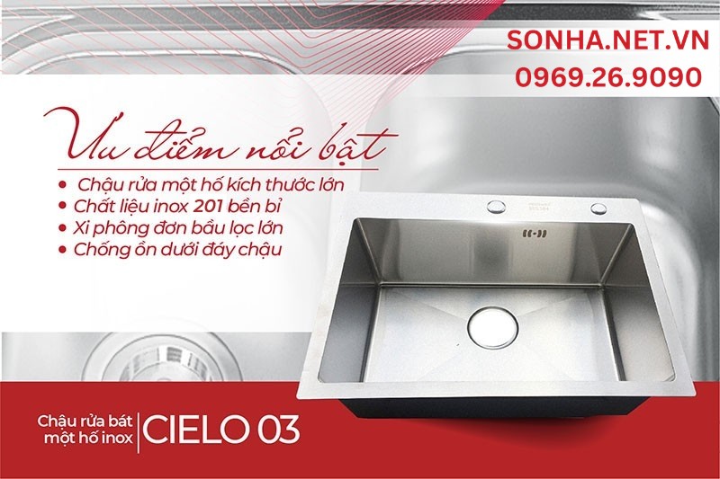 4 ưu điểm nổi bật chậu Cielo 03 được ưa chuộng