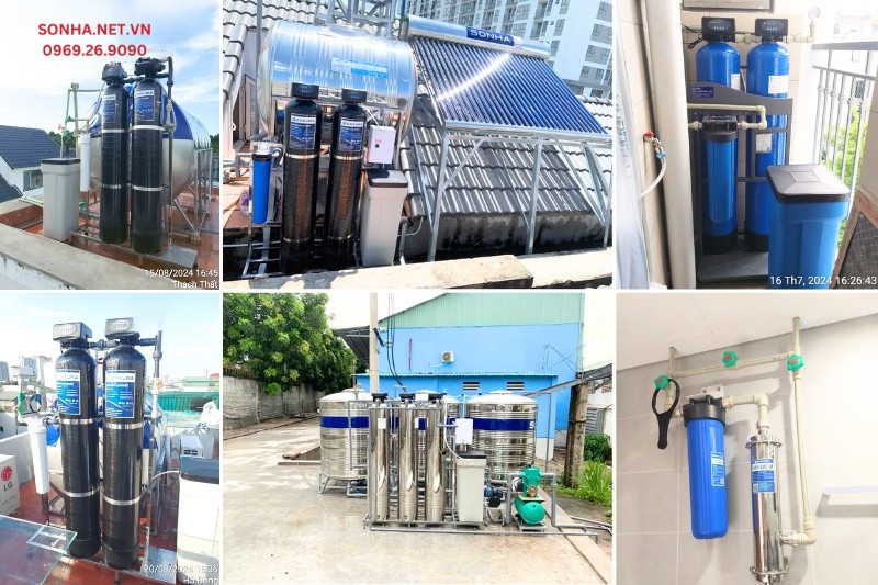 Hình ảnh lắp đặt lọc tổng đầu nguồn chính hãng giá ưu đãi nhất