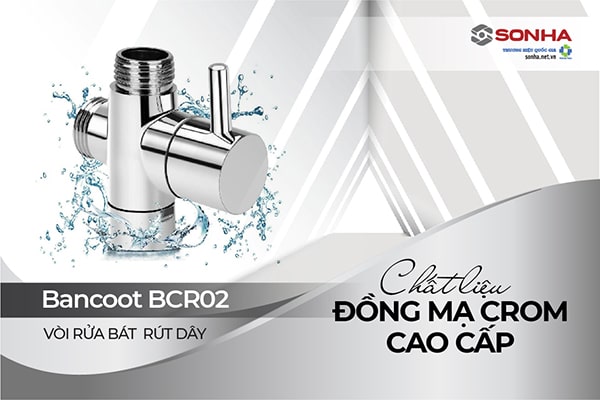 Vòi nước rửa chén Bancoot BCR02 chất liệu cao cấp