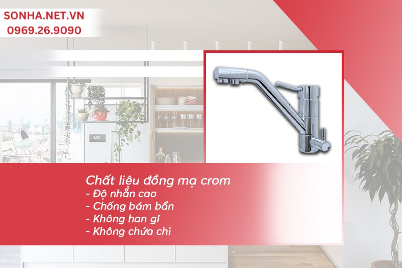 Vòi Bancoot DN02 làm từ đồng mạ cao cấp mang tính thẩm mỹ cao