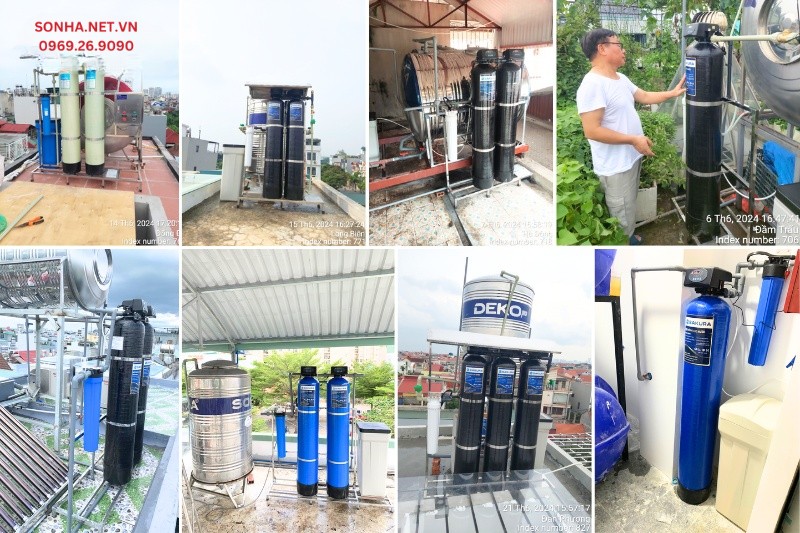 Hình ảnh lắp đặt lọc tổng đầu nguồn chính hãng giá ưu đãi nhất