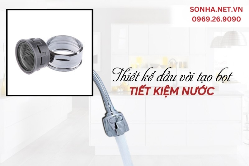 Đầu v&ograve;i Bancoot BC12B tạo bọt gi&uacute;p tiết kiệm nước tối đa khi d&ugrave;ng