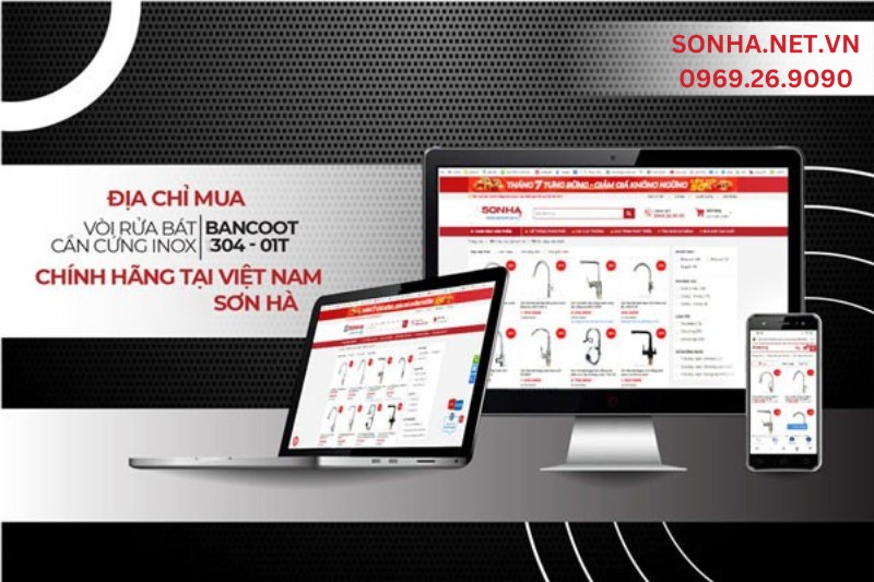 Mua vòi rửa bát Bancoot 304-01T tại Sonha.net.vn GIẢM SÂU 31%