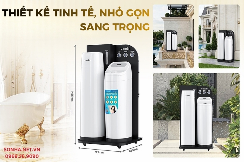 WHF-E666-AIO thiết kế nguy&ecirc;n khối, sang trọng, n&acirc;ng tầm kh&ocirc;ng gian