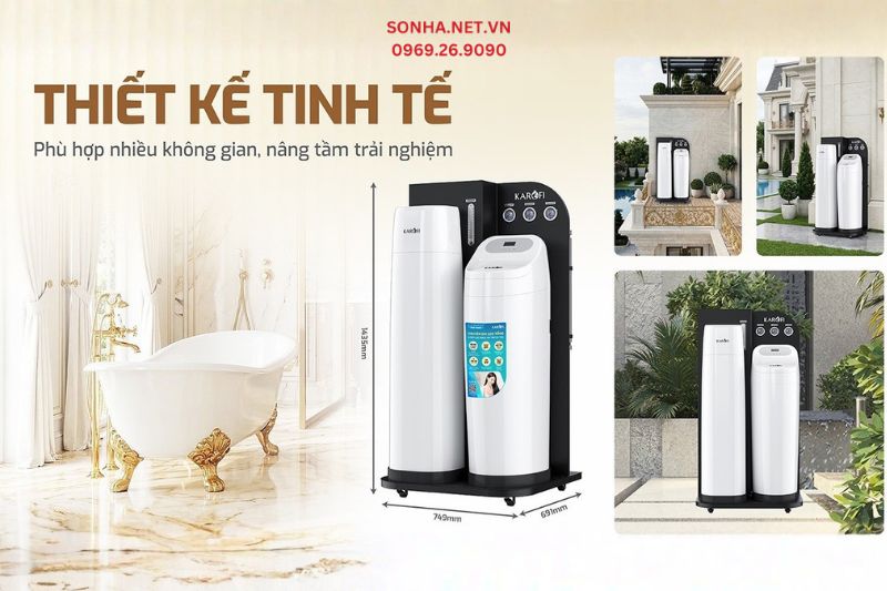 Máy lọc nước tổng Karofi WHF-E666T giải quyết vấn đề sức khoẻ