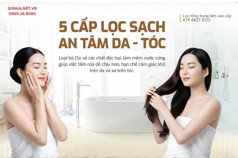 Máy lọc tổng Karofi KTF-662T Eco mang đến trải nghiệm tuyệt vời cho người dùng