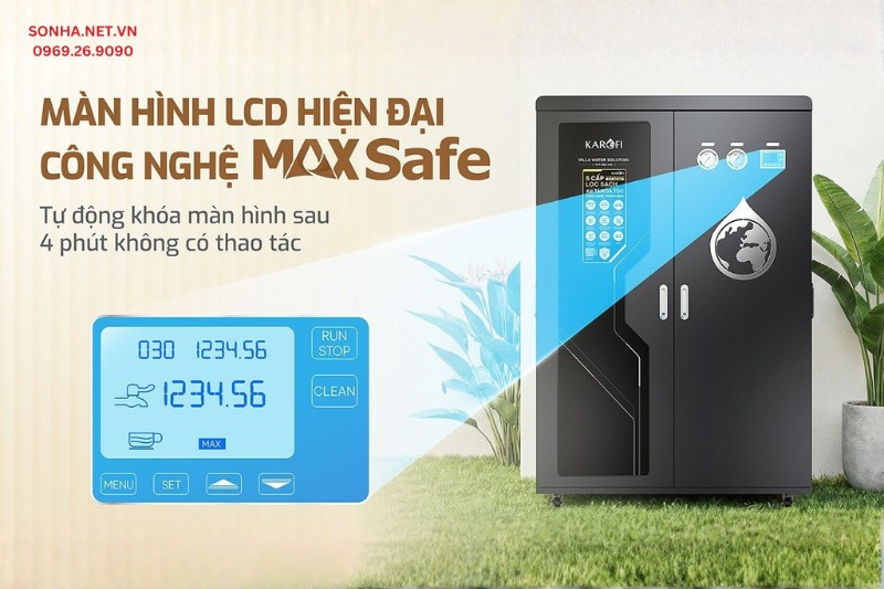 Tủ điện hệ thống chắc chắn cùng màn hình LCD thông minh