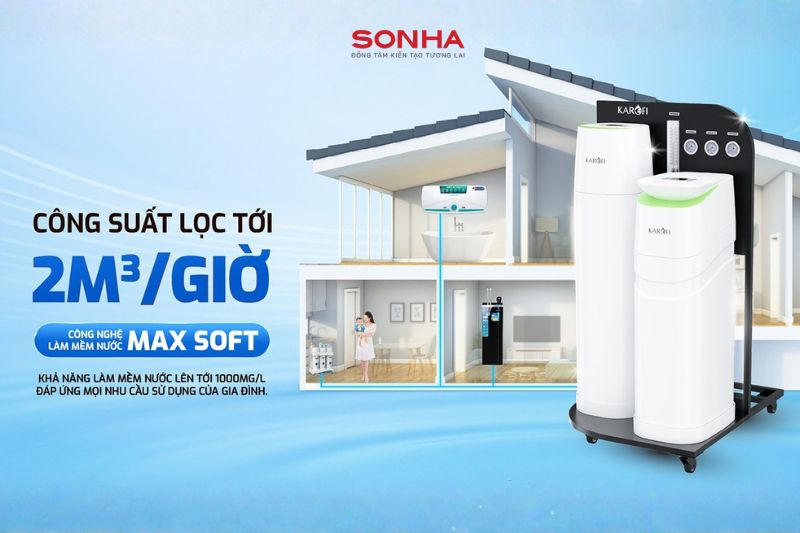 C&ocirc;ng suất lọc đ&aacute;p ứng nhu cầu sứ dụng của gia đ&igrave;nh