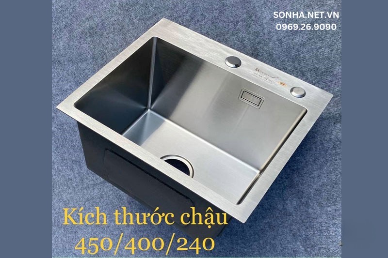 Hình ảnh thực tế chậu rửa bát Kagol K4540-304