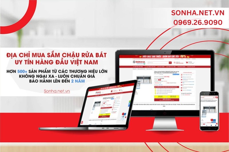 Sonhaa.net.vn địa chỉ mua chậu rửa bát Kagol chính hãng, giá tốt toàn quốc