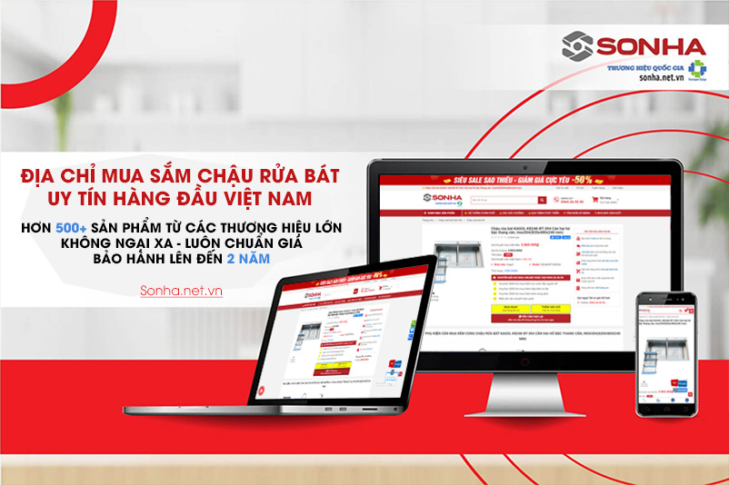 Sonhaa.net.vn địa chỉ mua chậu rửa bát Kagol chính hãng, giá tốt toàn quốc