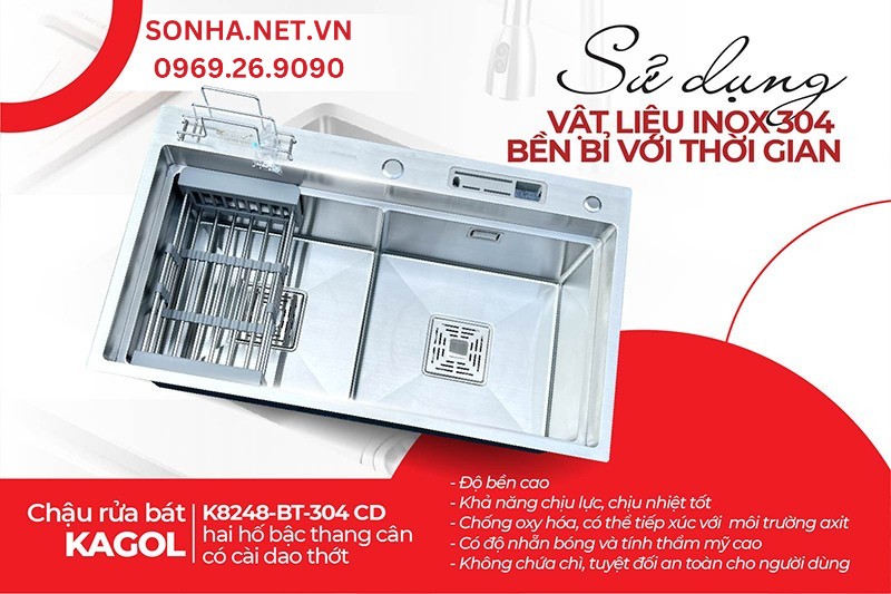 Kagol K8248-BT-304 CD c&oacute; độ bền, thẩm mỹ cao, an to&agrave;n sức khoẻ