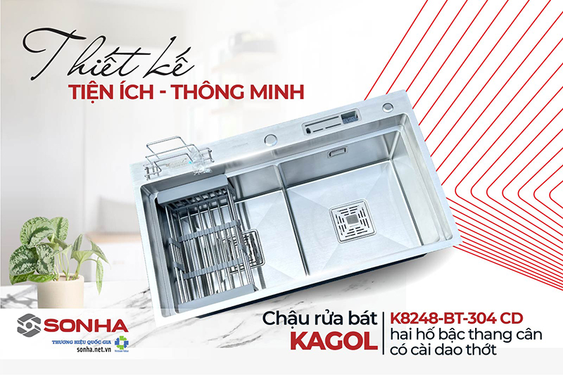 Kagol K8248-BT-304 CD tiết ích, thông minh