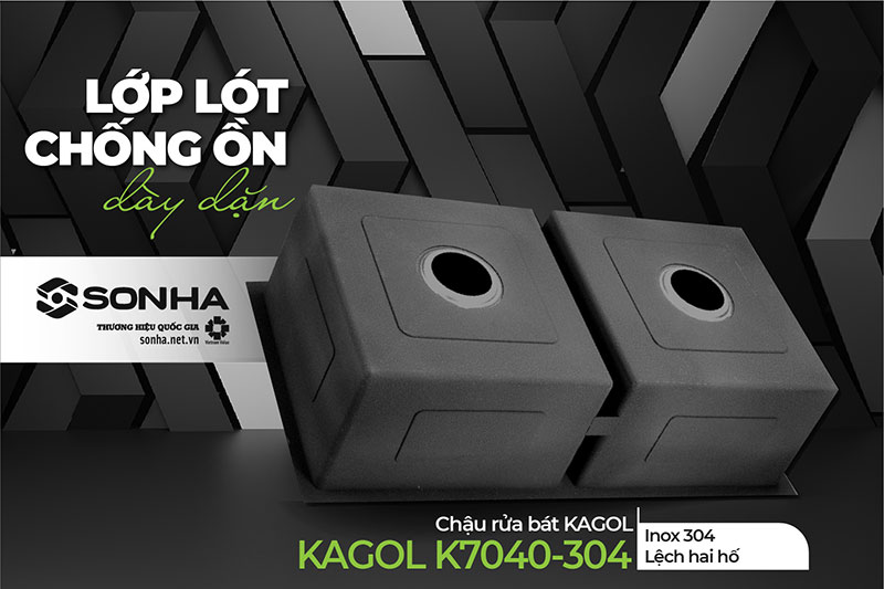 Thiết kế lớp chống ồn Kagol K7040-304 lệch