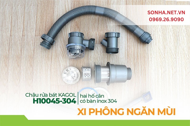 Xi ph&ocirc;ng Kagol H10045-304 chịu nhiệt tốt, ngăn m&ugrave;i hiệu quả