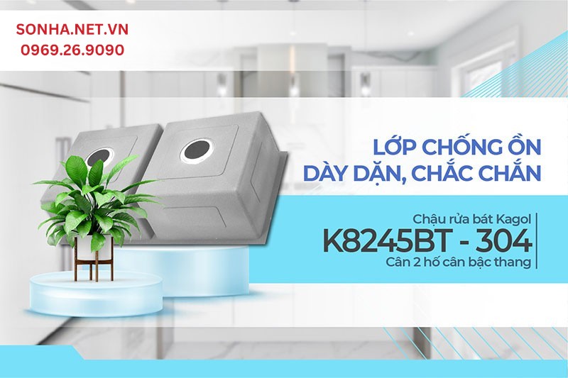 Lớp chống ồn dưới đáy Kagol K8245BT-304 giảm tiếng ồn hiệu quả