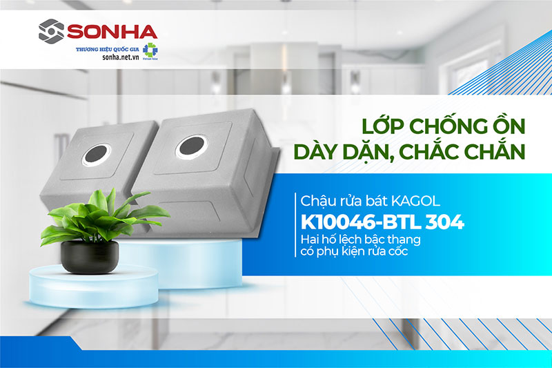 Miếng lót chống ồn Kagol K10046-BTL 304