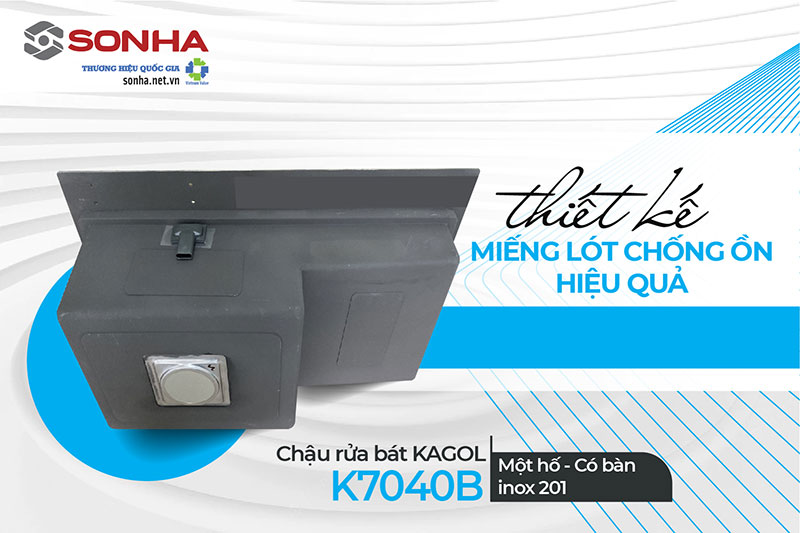 Miếng lót chống ồn chậu Kagol K7040B