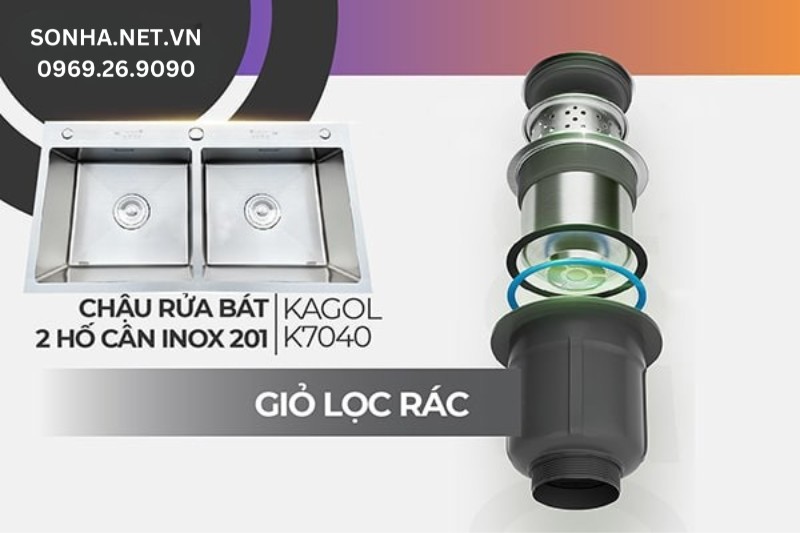 Giỏ lọc rác đáp ứng đầy đủ nhu cầu người sử dụng