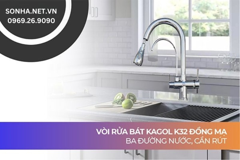 Vòi rửa bát Kagol K32