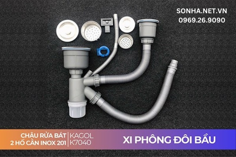 Xi phông ngăn mùi hiệu quả, thoát nước nhanh